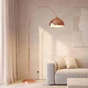 Lampa łukowa - lampa stojąca Lennart Lindby, miedziany, salon / jadalnia, metal, nowoczesny