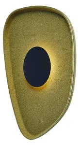 LOOM DESIGN kinkiet LED Cozy, zielony, filc, 40 x 31 cm