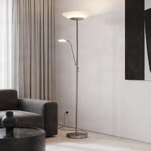 Lampa stojąca LED Ragna Lindby, możliwość ściemniania, salon / jadalnia, metal, nowoczesny