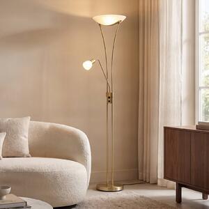 Lampa stojąca Felicia Lindby, mosiężny / złoty, salon / jadalnia, metal, nowoczesny