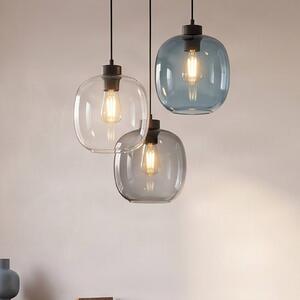 Lampa wisząca szklana Elio TK Lighting, możliwość ściemniania, przezroczysty / transparentny, salon / jadalnia, szkło, nowoczesny