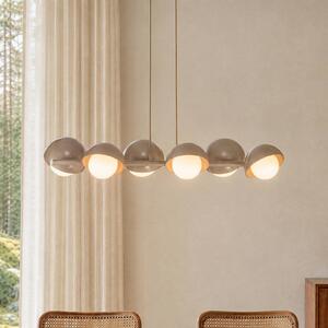 Lampa wisząca BOOM EMIBIG LIGHTING, możliwość ściemniania, kremowy / amber, salon / jadalnia, metal, nowoczesny