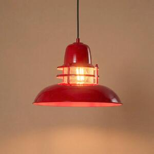 Lampa wisząca Lorenz ROYALTECH, możliwość ściemniania, czerwony, salon / jadalnia, metal, vintage