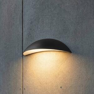 Kinkiet zewnętrzny LED Zerino Lindby, czarny, aluminium, nowoczesny