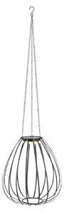 Markslöjd Lampa wisząca LED Ovia, Ø 42 cm, czarna, IP44, ściemniana. możliwość ściemniania, czarny, metal, skandynawski
