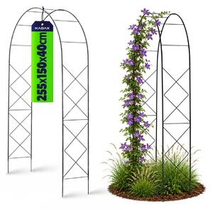 Pergola metalowa "Atri" 255 cm, czarna