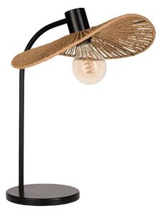 EGLO Lampa stołowa Siruela, brązowy / rdzawy, salon / jadalnia, papier / lunolit / lunopal
