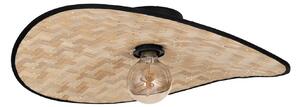 EGLO Lampa sufitowa Marywell, możliwość ściemniania, jasne drewno, salon / jadalnia, bambus