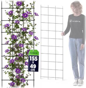 Drabinka ogrodowa na kwiaty 155 cm, czarna