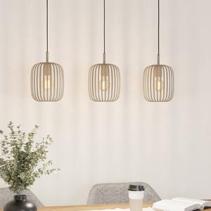 EGLO Lampa wisząca Romazzina, możliwość ściemniania, kremowy / amber, salon / jadalnia, metal, nowoczesny