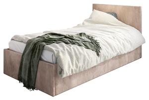 Beżowe tapicerowane łóżko z zagłówkiem Sorento 3X - 3 rozmiary