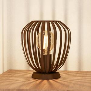 EGLO Lampa stołowa Espinal, brązowy / mosiężny, salon / jadalnia, metal, nowoczesny