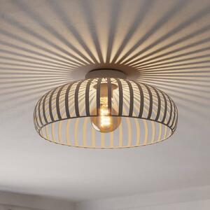 EGLO Lampa sufitowa Mogano 3, możliwość ściemniania, kremowy / amber, salon / jadalnia, metal, nowoczesny