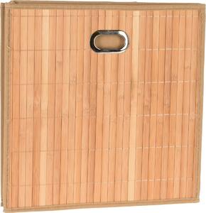 Dekoracyjne pudełko bambusowe Taytay brązowy, 31 x 31 x 30,5 cm