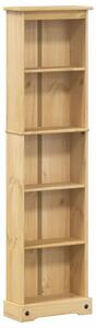 Biblioteczka corona, 46x20x170 cm, lite drewno sosnowe