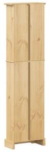 Biblioteczka corona, 46x20x170 cm, lite drewno sosnowe