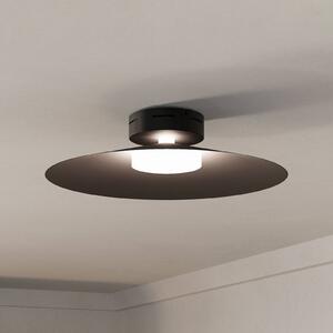 EGLO Inteligentna lampa sufitowa LED Conomavilla-Z, czarna Ø 45 cm CCT RGB możliwość ściemniania, czarny, salon / jadalnia, metal, nowoczesny