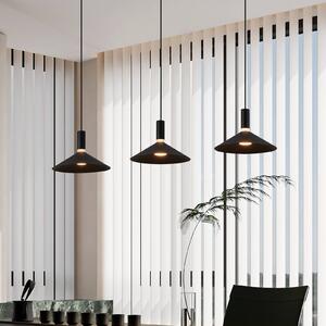 EGLO Inteligentny żyrandol Conomavilla-Z, czarny 92 cm 3-punktowy CCT RGB możliwość ściemniania, czarny, salon / jadalnia, metal, nowoczesny