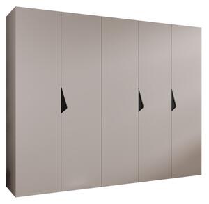 Szafa uchylna otwierana Sandi 1 250 wys. 202 cm kaszmir + u. czarny