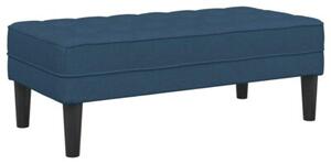 Zestaw sof 2 szt. niebieski 173 x 131 x 67 cm tkanina