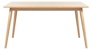 Rozkładany stół z blatem w dekorze dębu w naturalnym kolorze 150x90 cm Barrali – Unique Furniture