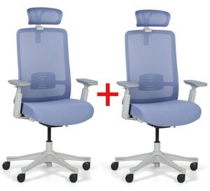 Krzesło biurowe MARRY 1+1 GRATIS, nibieske