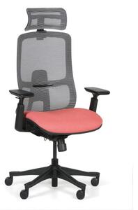 Krzesło biurowe JANE, czerwone