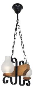 Exodus Lighting Srl Żyrandol na łańcuchu VELA 2xE14/40W/230V buk XD0036