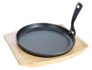 Żeliwna patelnia do grillowania z odpinaną rączką ø 22 cm LITINA – Orion