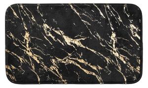 Dywanik łazienkowy w czarno-złotym kolorze 45x75 cm Aquamarbre – douceur d'intérieur