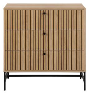 Komoda w dekorze dębu w naturalnym kolorze 81x80x40 cm Albany – Actona