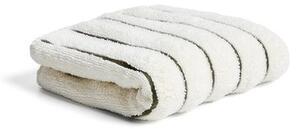 Zielony/beżowy bawełniany ręcznik frotte 30x50 cm Dorane – Kave Home