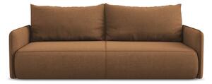 Pomarańczowa rozkładana/ze schowkiem sofa 216 cm Nanea – Makamii