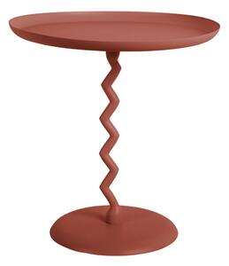Metalowy okrągły stolik ø 40 cm Zig Zag – Leitmotiv