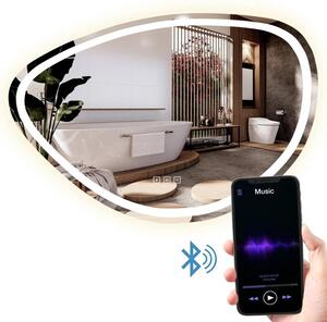 Lustro REA LED P11238 FOG 70x100cm Szary