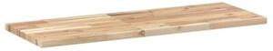 Półki ścienne, 3 szt., 100x30x2 cm, surowe lite drewno akacjowe