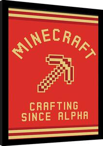 Oprawiony Obraz Minecraft - Crating Since Alpha