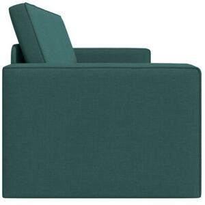 Sofa bed ciemna zieleÅ 245 x 78 x 77 cm tkanina
