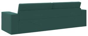 Sofa bed ciemna zieleÅ 245 x 78 x 77 cm tkanina