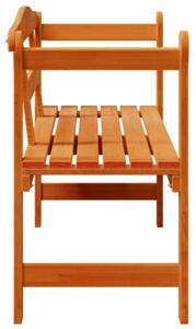 Ławka ogrodowa brązowy 119 x 44 x 76 cm lite drewno sosnowe