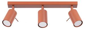 Trzpunktowa czerwona lampa w loftowym stylu - 9X M064 P3-Z80
