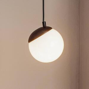 Eko-Light Żyrandol Sfera, 1-punktowa, szkło, metal, czarny