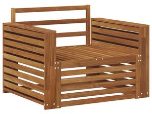 Sztuka 2 sofa z podłokietnikami lite drewno akacji naturalny