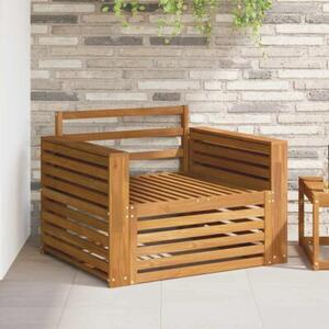 Sztuka 2 sofa z podłokietnikami lite drewno akacji naturalny