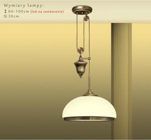 Mosiężna lampa 1-punktowa PR-S1PE