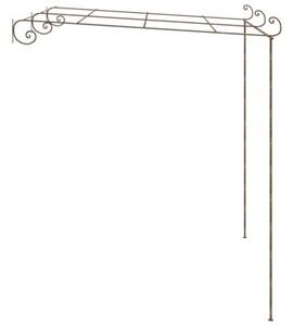 Pergola ogrodowa, antyczny brąz, 3x3x2,5 m, żelazo