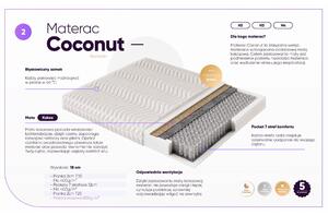 Materac Standard Coco - Pocket 7 stref