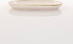 Półmisek ceramiczny podłużny GABBY, zajączek, 24,5 x 16 cm