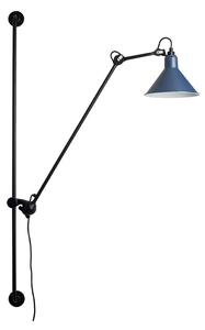 Lampe Gras - 214 Lampa Ścienna Conic Black/Blue Lampe Gras