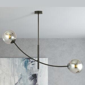 HUNTER 2 BLACK/GRAFIT 1100/2 lampa sufitowa żyrandol nowoczesny